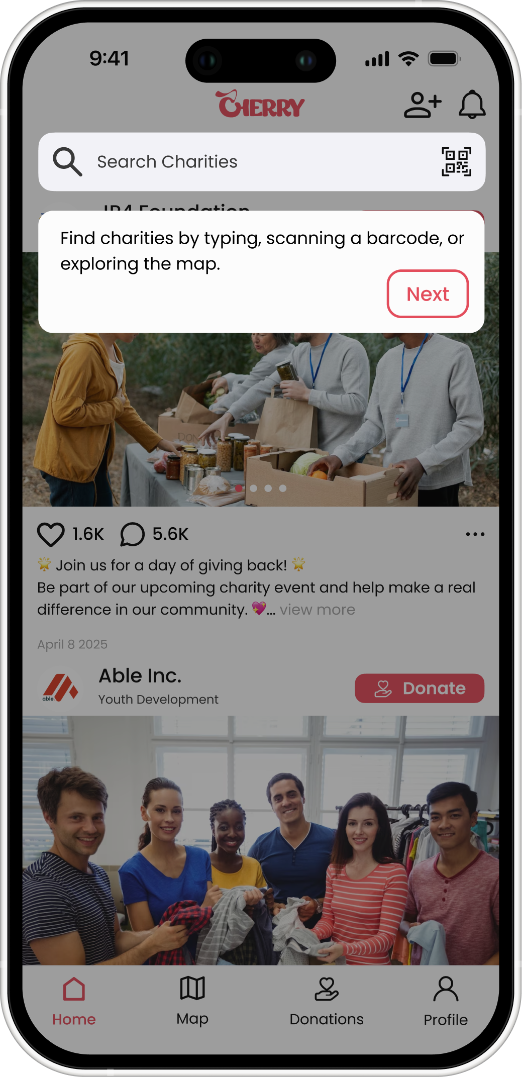 Search for your favorite nonprofit